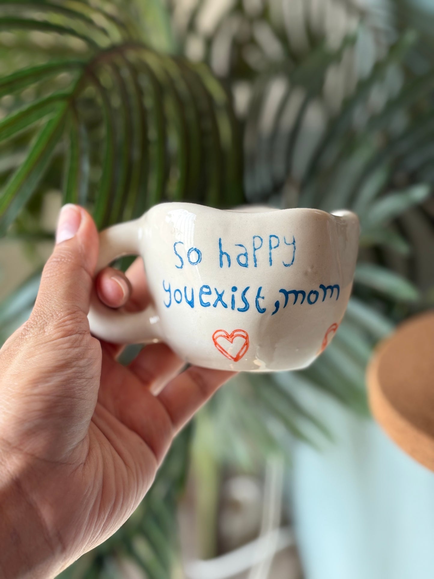 Mom's Cozy Moment Gift Set – Handmade Mug & Snack Bowl Combo