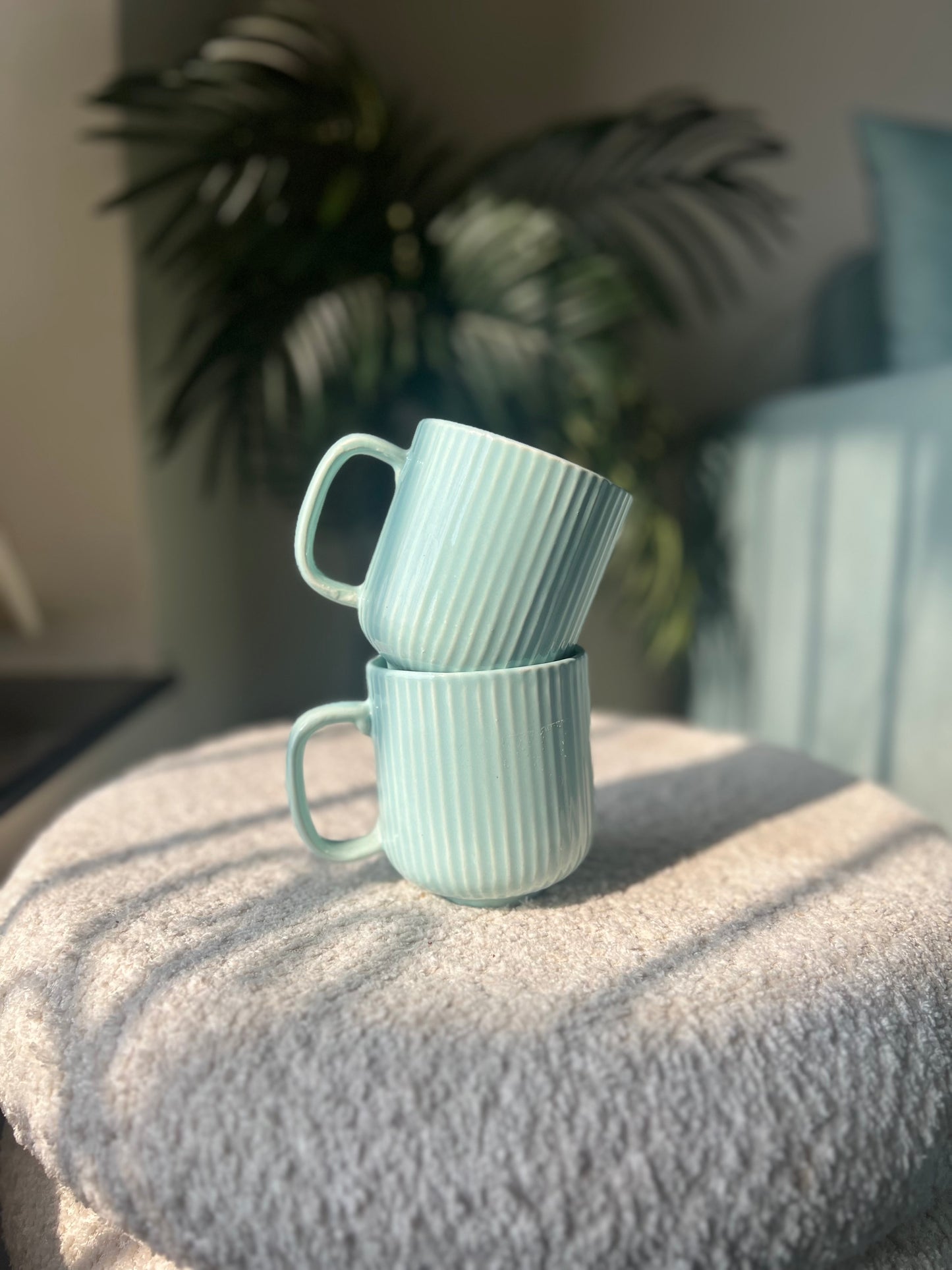 Mint Dream Mugs - Stylish Ceramic Mugs with High Shine Glaze
