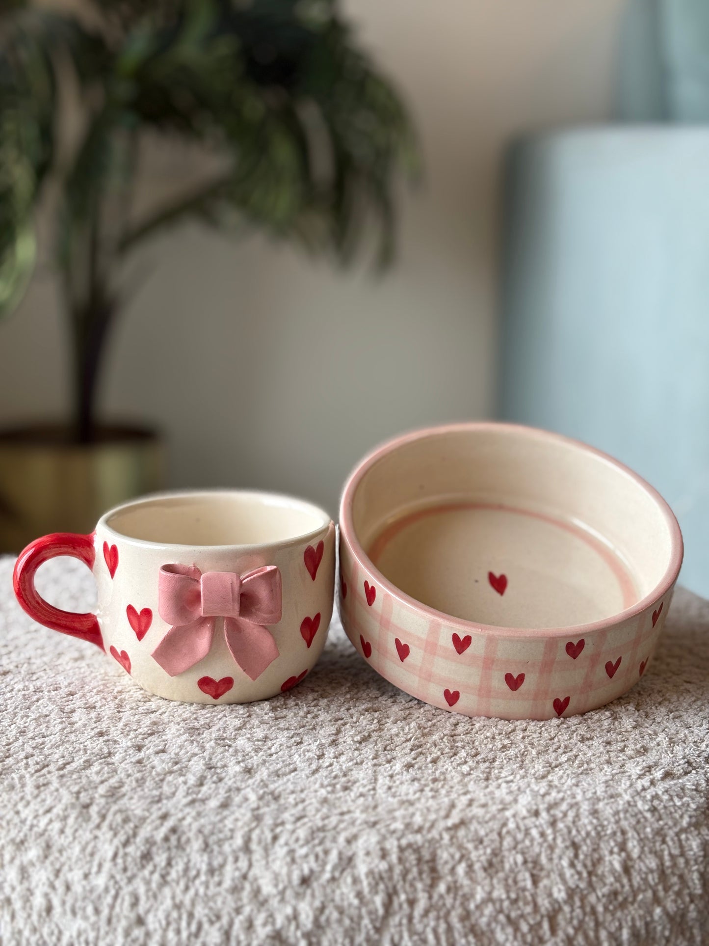 Sweetheart Mug & Bowl Gift Set – Cute Ceramic Combos