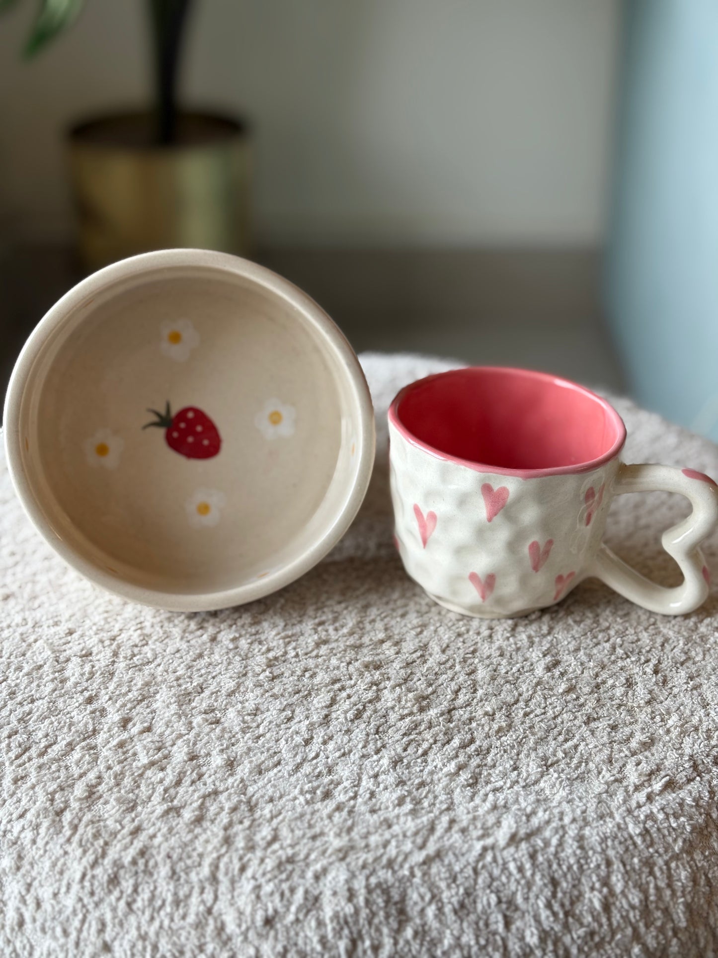 Sweetheart Mug & Bowl Gift Set – Cute Ceramic Combos