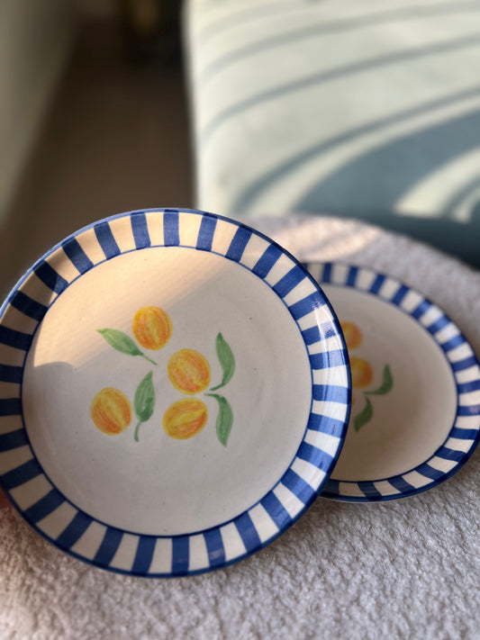 Tangerine Side plate Set of 2
