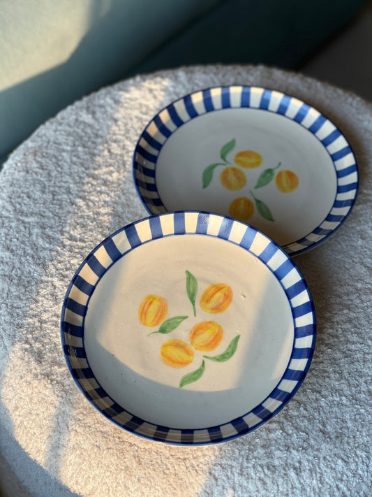 Tangerine Side plate Set of 2