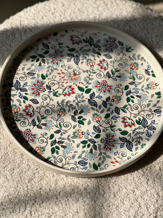 Paisley Printed Platter