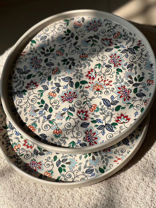 Paisley Printed Platter