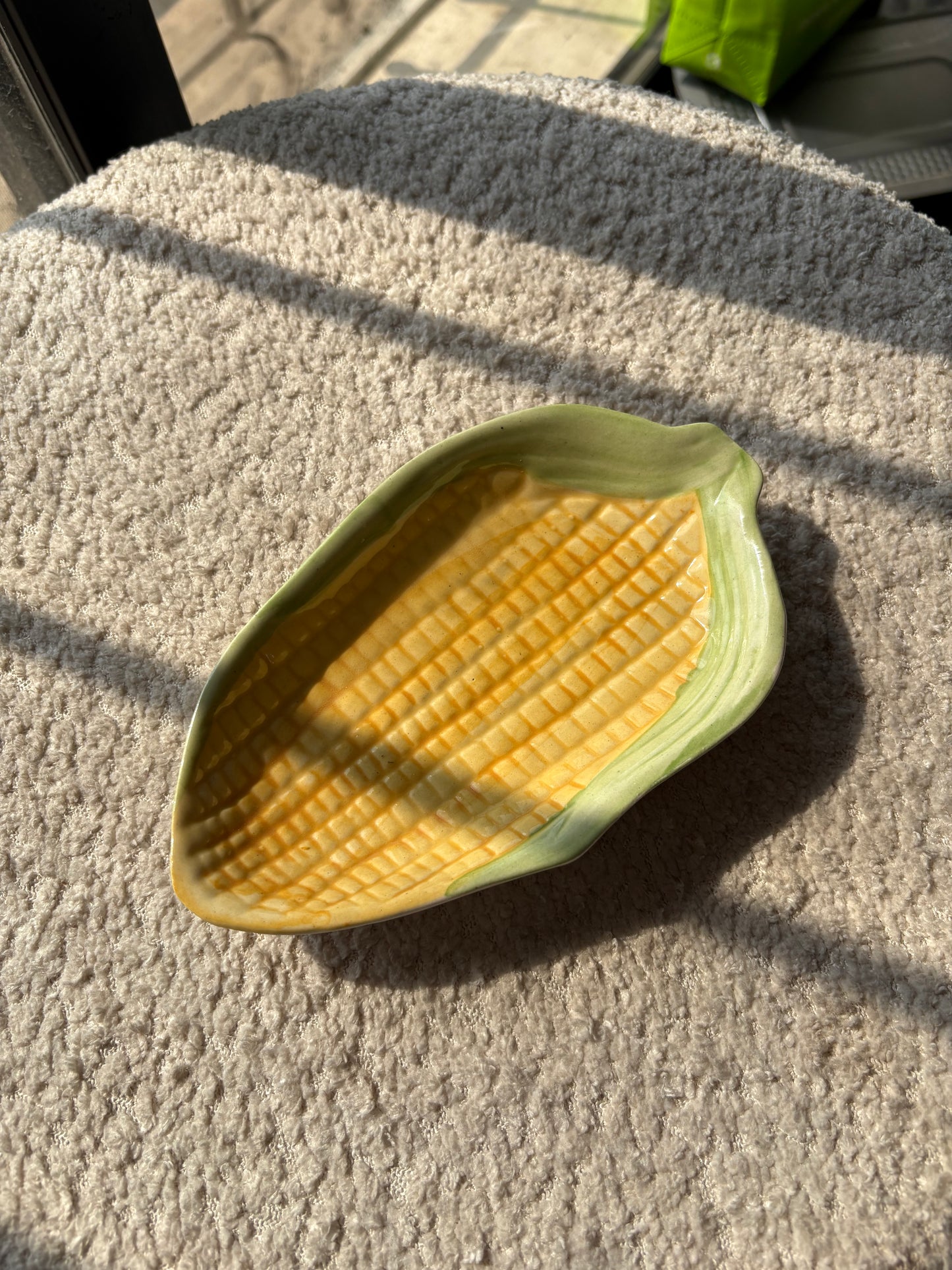🌽☕ Mom’s Comfort Set – Handmade Mug & Corn-Shaped Snack Plate