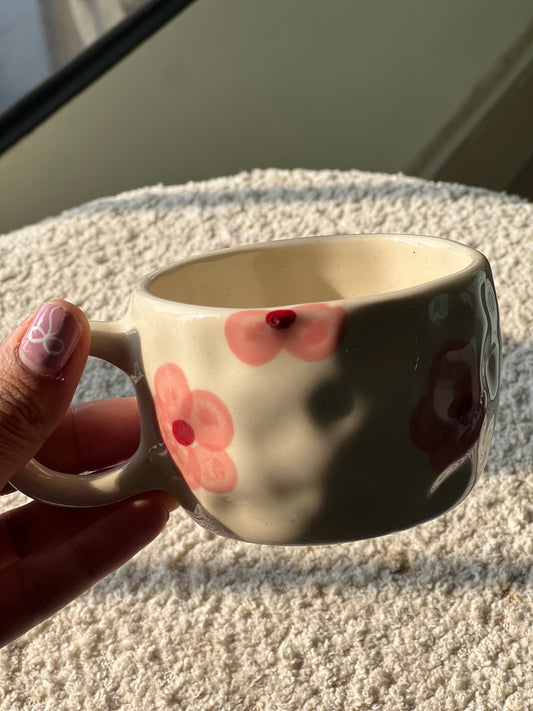 Sakura Cherry Blossom Mug – Small Elegant Ceramic Cup