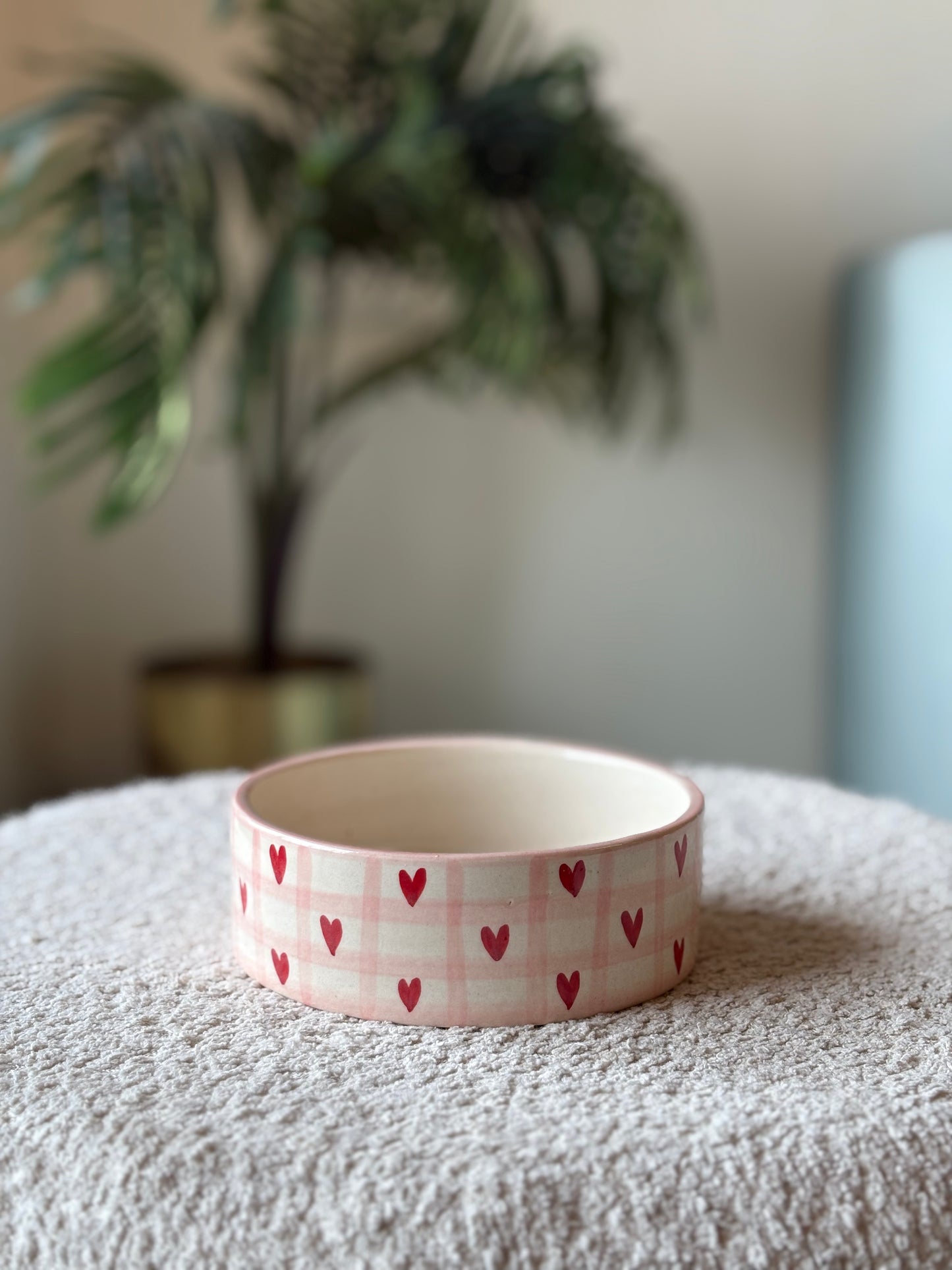 Kawaii Heart Check Bowl snack & breakfast bowl